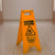 Hazard wet floor sign